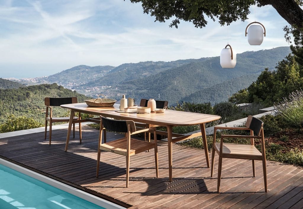 Extend living space with Solid Teak Outdoor Furniture from Gloster