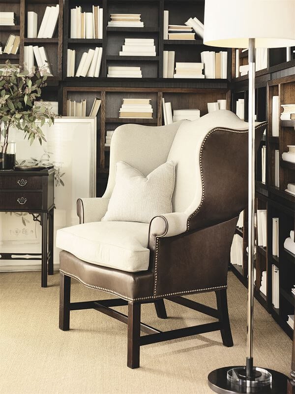 hickory townsend wing chair